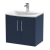 Hudson Reed Juno Wall Hung 2-Door Vanity Unit with Basin 4 600mm Wide - Midnight Blue | Thumbnail Image