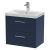 Hudson Reed Juno Wall Hung 2-Drawer Vanity Unit with Basin 3 600mm Wide - Midnight Blue | Thumbnail Image