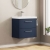 Hudson Reed Juno Wall Hung 2-Drawer Vanity Unit with Basin 3 600mm Wide - Midnight Blue | Thumbnail Image