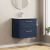 Hudson Reed Juno Wall Hung 2-Drawer Vanity Unit with Basin 4 600mm Wide - Midnight Blue | Thumbnail Image