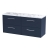 Hudson Reed Juno Wall Hung 4-Drawer Vanity Unit with Carrera Marble Worktop 1200mm Wide - Midnight Blue | Thumbnail Image