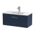 Hudson Reed Juno Wall Hung 1-Drawer Vanity Unit with Basin 2 800mm Wide - Midnight Blue | Thumbnail Image