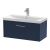Hudson Reed Juno Wall Hung 1-Drawer Vanity Unit with Basin 3 800mm Wide - Midnight Blue | Thumbnail Image