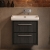 Hudson Reed Lille 600mm 2-Drawer Wall Hung Vanity Unit with Fireclay Basin | Thumbnail Image