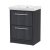Hudson Reed Lille Floor Standing 2-Drawer Vanity Unit with 0TH Classique Basin 600mm Wide - Graphite Grey Woodgrain | Thumbnail Image