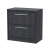 Hudson Reed Lille Floor Standing 2-Drawer Vanity Unit with Worktop 800mm Wide - Graphite Grey Woodgrain | Thumbnail Image