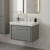 Hudson Reed Lille 600mm 1-Drawer Wall Hung Vanity Unit with Fireclay Basin