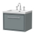 Hudson Reed Lille Wall Hung 1-Drawer Vanity Unit with 3TH Contemporary Basin 600mm Wide - Coastal Grey | Thumbnail Image