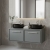 Hudson Reed Lille Wall Hung 2-Drawer Vanity Unit with Worktop 1200mm Wide - Coastal Grey | Thumbnail Image