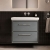 Hudson Reed Lille 600mm 2-Drawer Wall Hung Vanity Unit with Fireclay Basin | Thumbnail Image