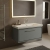 Hudson Reed Lille 800mm 1-Drawer Wall Hung Vanity Unit with Fireclay Basin