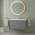 Hudson Reed Lille Wall Hung 1-Drawer Vanity Unit with 1TH Minimalist Basin 800mm Wide - Coastal Grey | Thumbnail Image