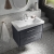 Hudson Reed Lille Wall Hung 2-Drawer Vanity Unit with 3TH Classique Basin 800mm Wide - Pebble Grey | Thumbnail Image