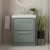 Hudson Reed Lille Floor Standing 2-Drawer Vanity Unit with 3TH Classique Basin 600mm Wide - Coastal Grey | Thumbnail Image