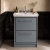 Hudson Reed Lille Floor Standing 2-Drawer Vanity Unit with 3TH Classique Basin 600mm Wide - Coastal Grey | Thumbnail Image