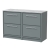 Hudson Reed Lille 1200mm 4-Drawer Floor Standing Vanity Unit with Countertop | Thumbnail Image