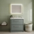 Hudson Reed Lille Floor Standing 2-Drawer Vanity Unit with 1TH Classique Basin 800mm Wide - Coastal Grey | Thumbnail Image