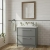 Hudson Reed Lille Floor Standing 2-Drawer Vanity Unit with 0TH Contemporary Basin 800mm Wide - Coastal Grey | Thumbnail Image