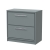 Hudson Reed Lille Floor Standing 2-Drawer Vanity Unit with Worktop 800mm Wide - Coastal Grey | Thumbnail Image