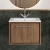 Hudson Reed Lille 600mm 1-Drawer Wall Hung Vanity Unit with Ceramic Basin | Thumbnail Image