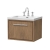 Hudson Reed Lille Wall Hung 1-Drawer Vanity Unit with 3TH Contemporary Basin 600mm Wide - Antique Oak | Thumbnail Image