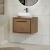 Hudson Reed Lille Wall Hung 1-Drawer Vanity Unit with Worktop 600mm Wide - Antique Oak | Thumbnail Image