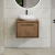 Hudson Reed Lille Wall Hung 1-Drawer Vanity Unit with Worktop 600mm Wide - Antique Oak | Thumbnail Image