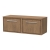 Hudson Reed Lille Wall Hung 2-Drawer Vanity Unit with Worktop 1200mm Wide - Antique Oak | Thumbnail Image