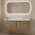 Hudson Reed Lille 1200mm 2-Drawer Wall Hung Vanity Unit with Marble Top Basin