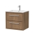 Hudson Reed Lille Wall Hung 2-Drawer Vanity Unit with 1TH Minimalist Basin 600mm Wide - Antique Oak | Thumbnail Image