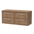 Hudson Reed Lille Wall Hung 4-Drawer Vanity Unit with Worktop 1200mm Wide - Antique Oak | Thumbnail Image
