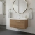 Hudson Reed Lille 800mm 1-Drawer Wall Hung Vanity Unit with Ceramic Basin