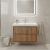 Hudson Reed Lille 800mm 2-Drawer Wall Hung Vanity Unit with Fireclay Basin