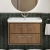 Hudson Reed Lille 800mm 2-Drawer Wall Hung Vanity Unit with Fireclay Basin | Thumbnail Image