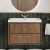 Hudson Reed Lille 800mm 2-Drawer Wall Hung Vanity Unit with Fireclay Basin | Thumbnail Image