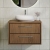 Hudson Reed Lille 800mm 2-Drawer Wall Hung Vanity Unit with Countertop | Thumbnail Image