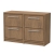 Hudson Reed Lille Floor Standing 4-Drawer Vanity Unit with Worktop 1200mm Wide - Antique Oak | Thumbnail Image