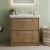 Hudson Reed Lille 800mm 2-Drawer Floor Standing Vanity Unit with Fireclay Basin