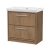 Hudson Reed Lille 800mm 2-Drawer Floor Standing Vanity Unit with Fireclay Basin | Thumbnail Image