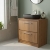 Hudson Reed Lille Floor Standing 2-Drawer Vanity Unit with Worktop 800mm Wide - Antique Oak | Thumbnail Image