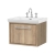 Hudson Reed Lille 600mm 1-Drawer Wall Hung Vanity Unit with Fireclay Basin