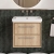 Hudson Reed Lille 600mm 2-Drawer Wall Hung Vanity Unit with Fireclay Basin | Thumbnail Image