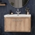 Hudson Reed Lille 800mm 1-Drawer Wall Hung Vanity Unit with Fireclay Basin | Thumbnail Image
