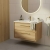 Hudson Reed Lille Wall Hung 2-Drawer Vanity Unit with 1TH Minimalist Basin 800mm Wide - Bleached Oak | Thumbnail Image