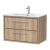 Hudson Reed Lille Wall Hung 2-Drawer Vanity Unit with 1TH Minimalist Basin 800mm Wide - Bleached Oak | Thumbnail Image