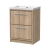 Hudson Reed Lille Floor Standing 2-Drawer Vanity Unit with 0TH Contemporary Basin 600mm Wide - Bleached Oak | Thumbnail Image