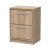 Hudson Reed Lille Floor Standing 2-Drawer Vanity Unit with Worktop 600mm Wide - Bleached Oak | Thumbnail Image
