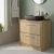 Hudson Reed Lille Floor Standing 2-Drawer Vanity Unit with Worktop 800mm Wide - Bleached Oak | Thumbnail Image