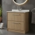 Hudson Reed Lille 800mm 2-Drawer Floor Standing Vanity Unit with Ceramic Basin