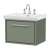 Hudson Reed Lille 600mm 1-Drawer Wall Hung Vanity Unit with Fireclay Basin